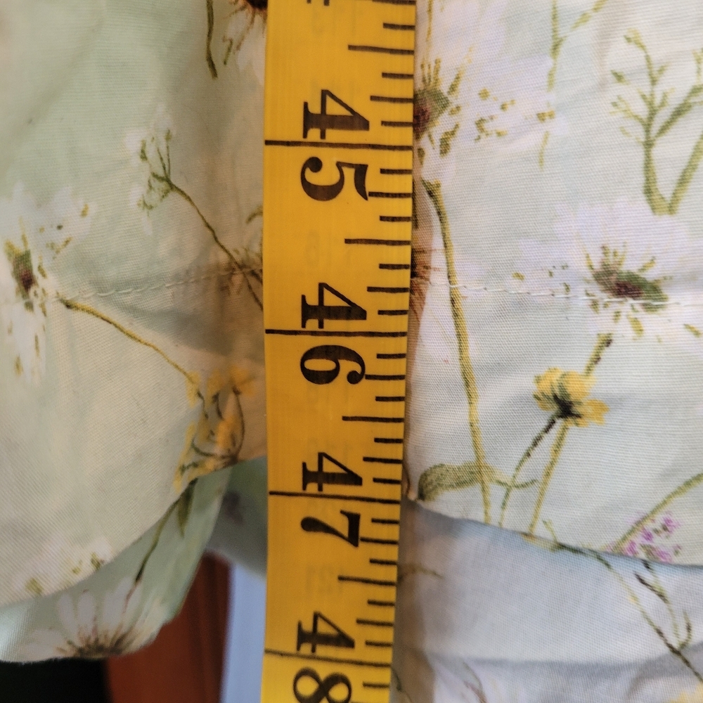 H&M Meadow Wildflowers Cottagecore Floral Dress Blogger Favorite Light Green S - Picture 14 of 16